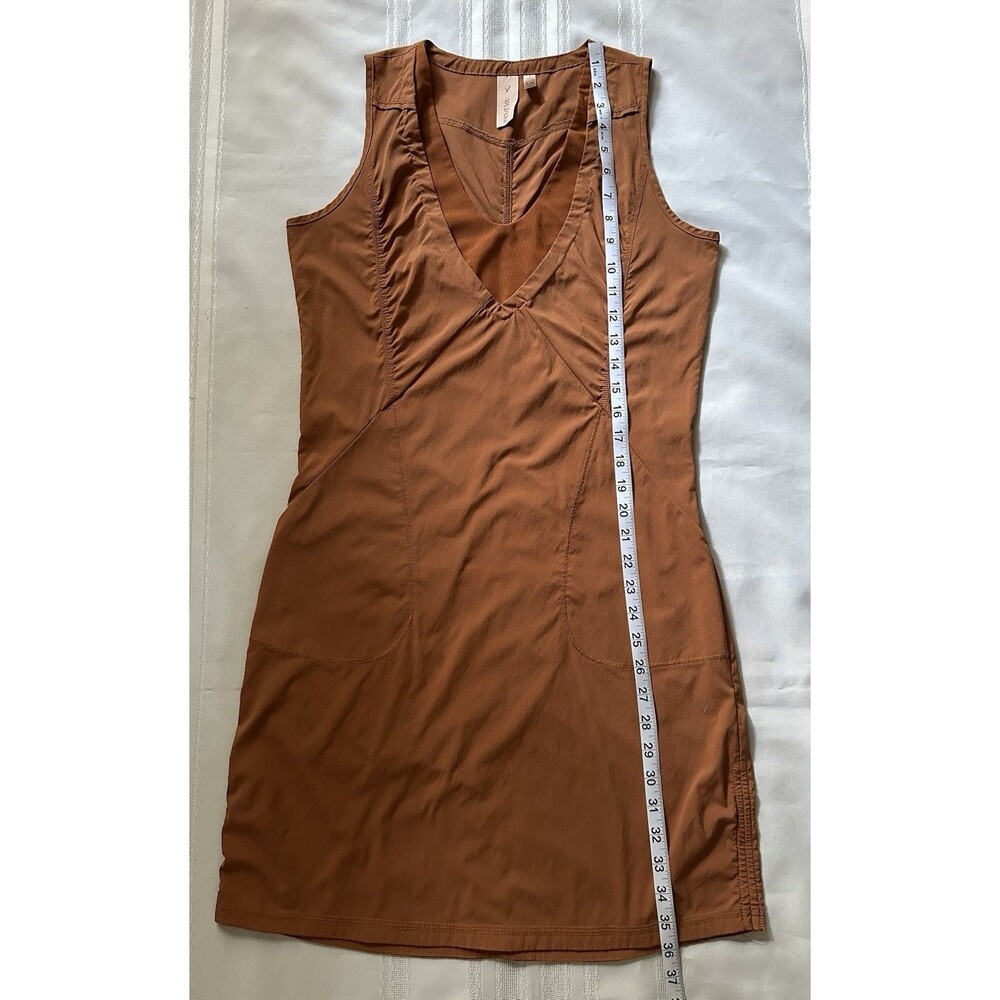 Indyeva Liike Dress Size S Rust Copper Orange / Terracota Hiking Athleisure EUC - Picture 12 of 15